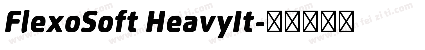 FlexoSoft HeavyIt字体转换